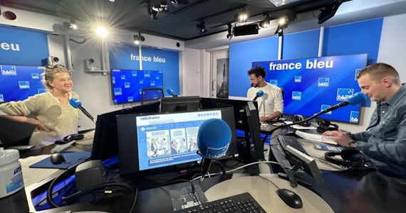 Nicolas Lemonnier co-fondateur de RéclameICI invité sur France Bleu dans l'émission de Willy Rovelli